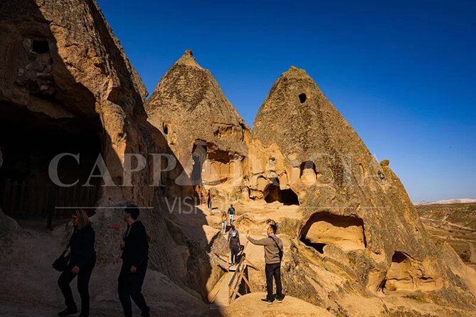 2 Days South (Green tour) and North (Red tour) Cappadocia + Lunch - Day 1 Green route: Uçhisar Castle viewpoints and Avanos clay time