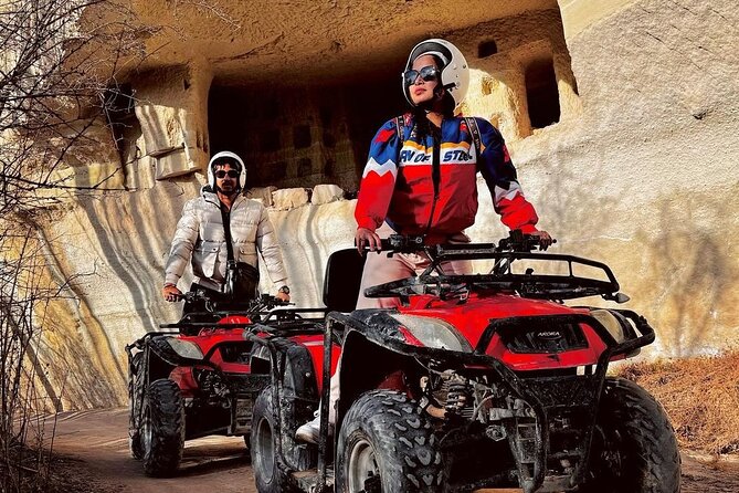ATV Quad Bike Ride in Cappadocia at Sunset, Sunrise or Daytime - Red Valley: the first leg for panoramic views and classic rock shapes