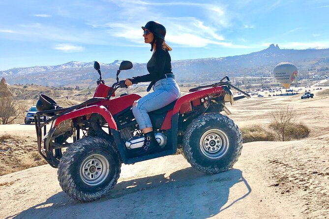 Atv Quadbike tour in Cappadocia Göreme - Stop 3: Red Valley Sunset Time and the Dust-Off Return