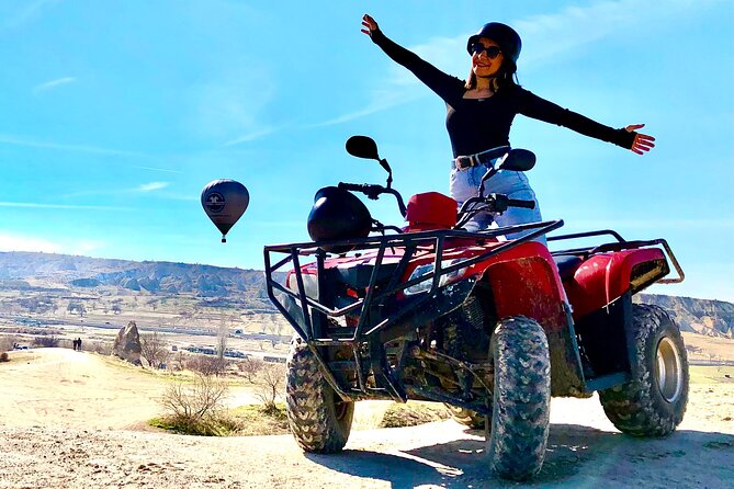 Atv Quadbike tour in Cappadocia Göreme - Stop 1: Rose Valley Fairy Chimneys and a Guided Photo Break