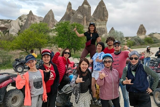 Capadocia atv tour through fairy chimneys and love valley - Rose Valley stop: why that 30 minutes is still enough