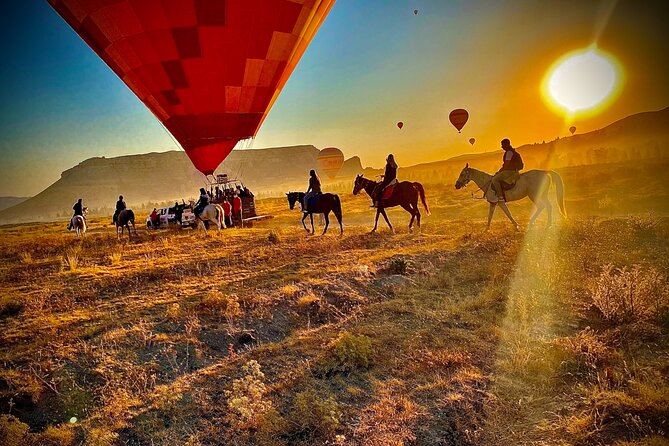 Cappadocia 2 hours Horse Riding Experience - flexible time - Red Valley Pass-Through: Red Rocks and Volcanic Shapes