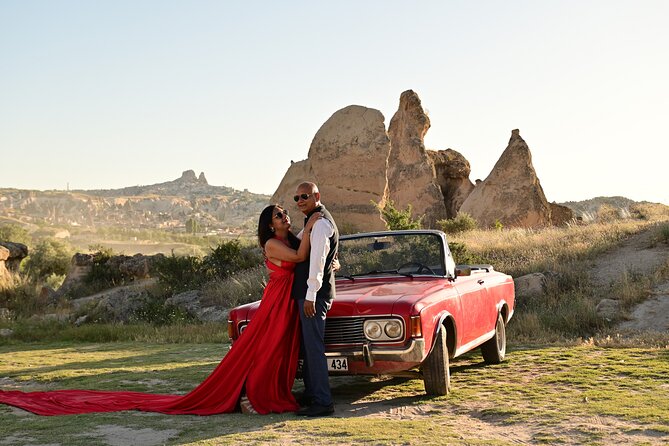 Cappadocia Classic Car Sunset or sunrise - Cavusin Village for Panoramas During Balloon Flight