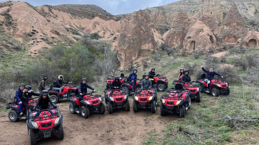 Cappadocia Göreme Quadbike Tour ( ATV tour ) - Ürgüp Break: Aperitif, Tea, Guided Time, and ATV Riding