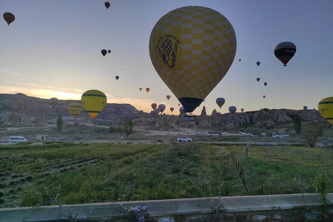 Cappadocia Hot Air Balloon Flight / Over Goreme & FairyChimneys - Watching the balloon get ready: photos, calm pacing, and safety briefings