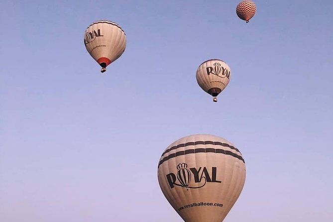 Cappadocia Hot Air Balloon Ride / Royal Balloon - Landing and the champagne toast (plus your medal)