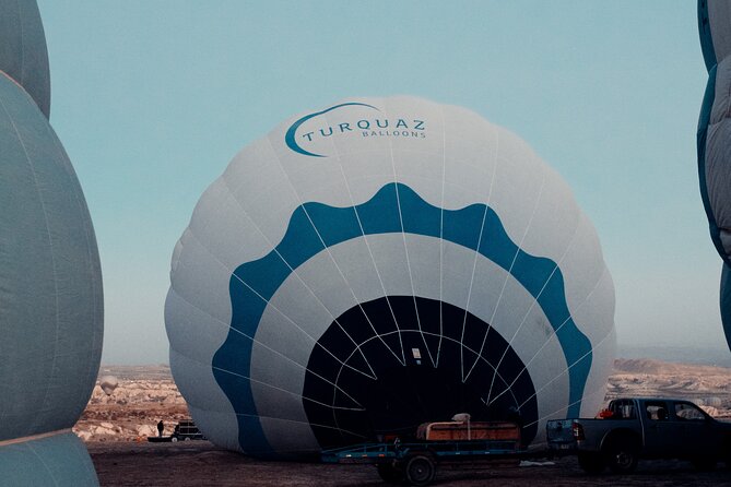 Cappadocia Hot Air Balloon Ride/ Turquaz Balloons - Landing Ceremony: champagne toast, certificate, medals