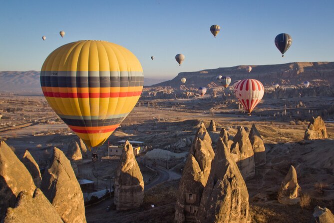 Cappadocia Hot Air Balloon with Small Group City Tour - Balloon flight, sparkling champagne toast, and what to expect on board