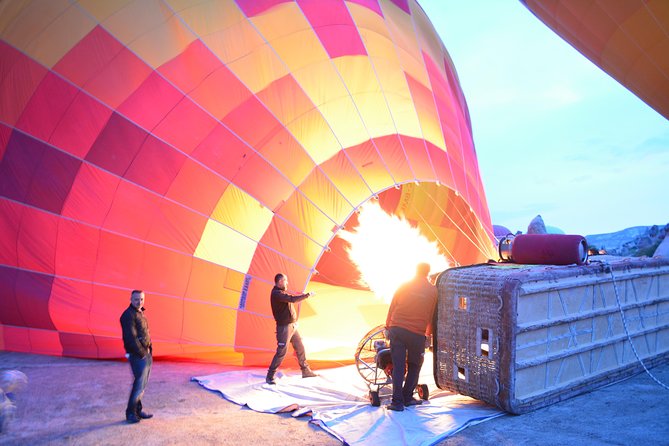 Cappadocia Jeep Safari with Hot Air Balloon Watch at Sunrise - Stop 1: Göreme National Park launch-site balloon views