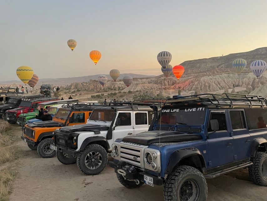 Cappadocia: Jeep Safari with Mini Underground City - White Valley: The Ridgelines That Look Like They’re Painted