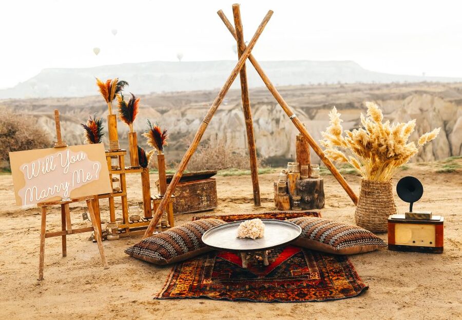Cappadocia: Love Valley Proposal Service with Transfers - The Decor, Background Setup, and Treats: Small Details That Make It Feel Real