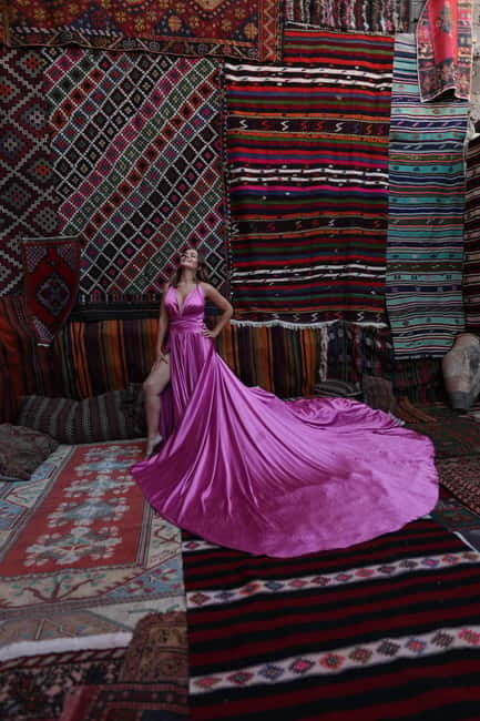 Cappadocia: Photo Shooting With Flying Dress & Carpet House - Timeline: pick-up in Göreme, the Göreme National Park photo stop, and the 30-minute carpet-house session
