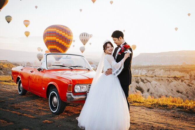 Cappadocia photoshoot best price quality service - The second location: balloon take-off area or Rose Valley