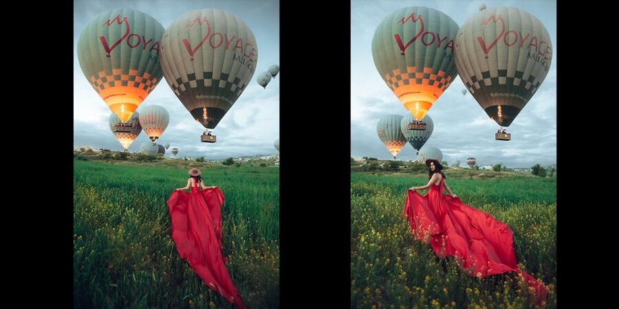 Cappadocia: PhotoShoot with Balloons. Flying Dress included. - Quick snapshot of the experience