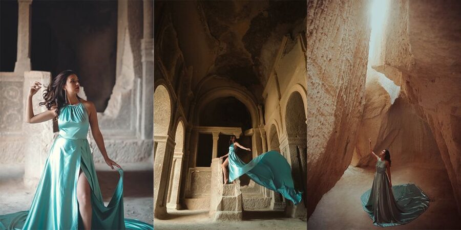 Cappadocia: PhotoShoot with Balloons. Flying Dress included. - Pickup, drop-off, and the route between Mustafapaşa and Göreme