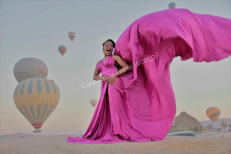 Cappadocia Photoshoot with Flying Dress - Private tour flow: how the balloon route shapes your photos