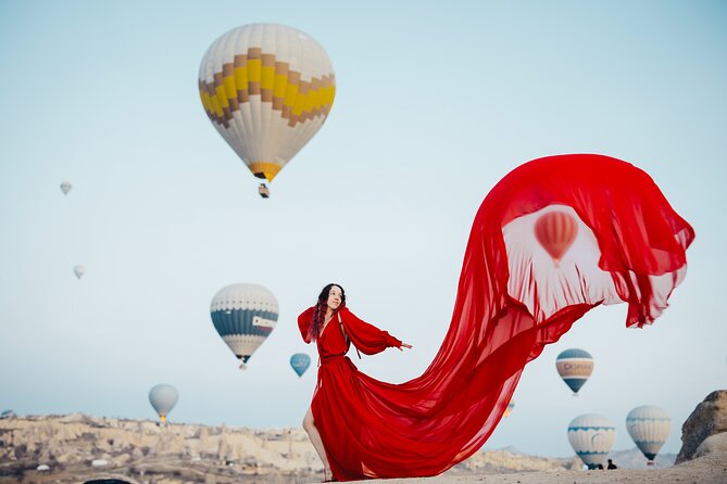 Cappadocia Photoshoot with Flying Dress & Instagram Reels - The balloon plan: sunrise timing, weather reality, and Photoshop backup