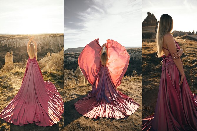 Cappadocia Photoshooting with Flying Dress - Stop After Love Valley: Natural Cave Photos