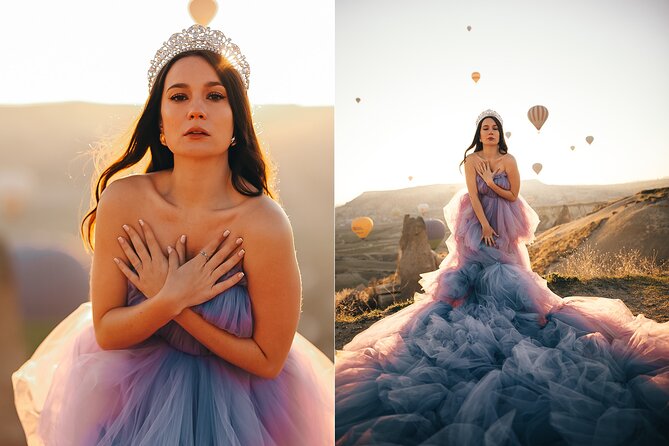 Cappadocia Photoshooting with Flying Dress - The Flying Dress Part: How the Costume Affects the Photos