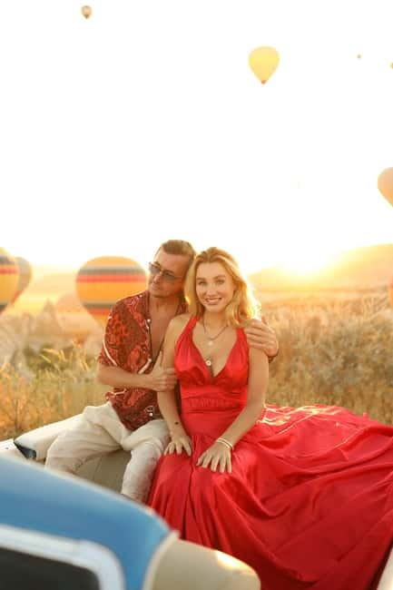 Cappadocia: Photoshooting with Flying Dresses - Pickup, Timing, and Car Transport Across Cappadocia