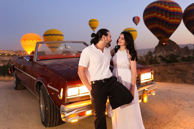 Cappadocia Private Photo Shoot with Flying Dress & Vintage Car - What You’ll Actually Get: 150–200 Photos and 10–15 Edited Picks