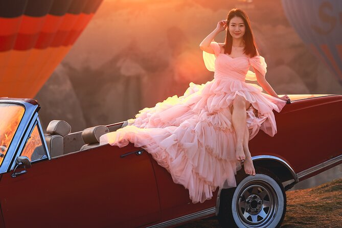 Cappadocia Private Photo Shoot with Flying Dress & Vintage Car - Flying Dress Tips: How to Get the Most From It