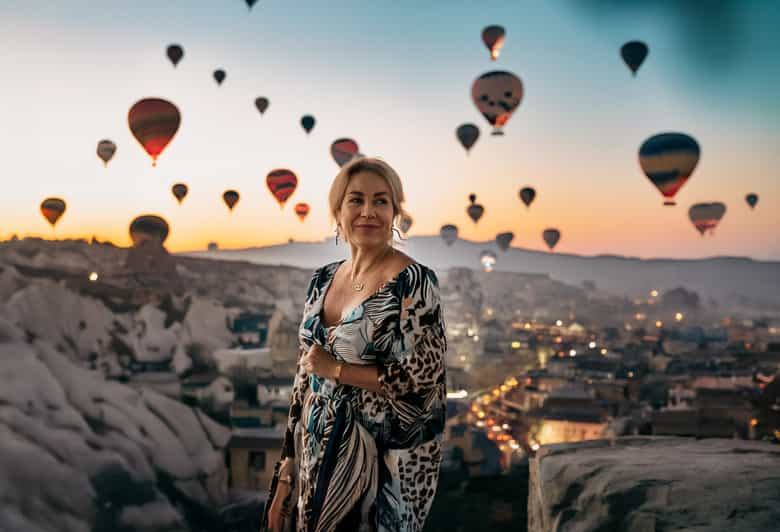 Cappadocia: Private Photoshoot Sunrise Balloon with Transfer - Rhythms of Life and the Andrew Rogers Time and Space backdrop