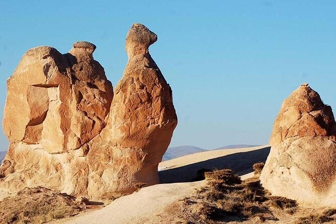 Cappadocia Red Tour Adventure: Fairy Chimneys & Stunning Valleys - Paşabağ (Valley of the Priests): capped fairy chimneys and carved rock spaces