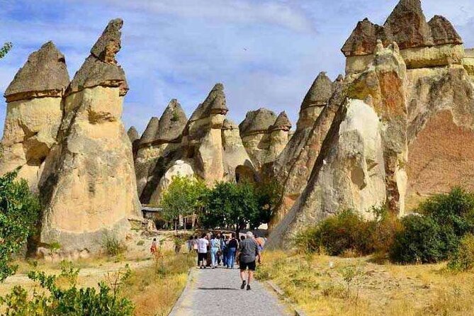 Cappadocia Red Tour Lunch + Guide + Museum Tickets /Small Group - Paşabağ (Monks Valley): the three-headed fairy chimneys