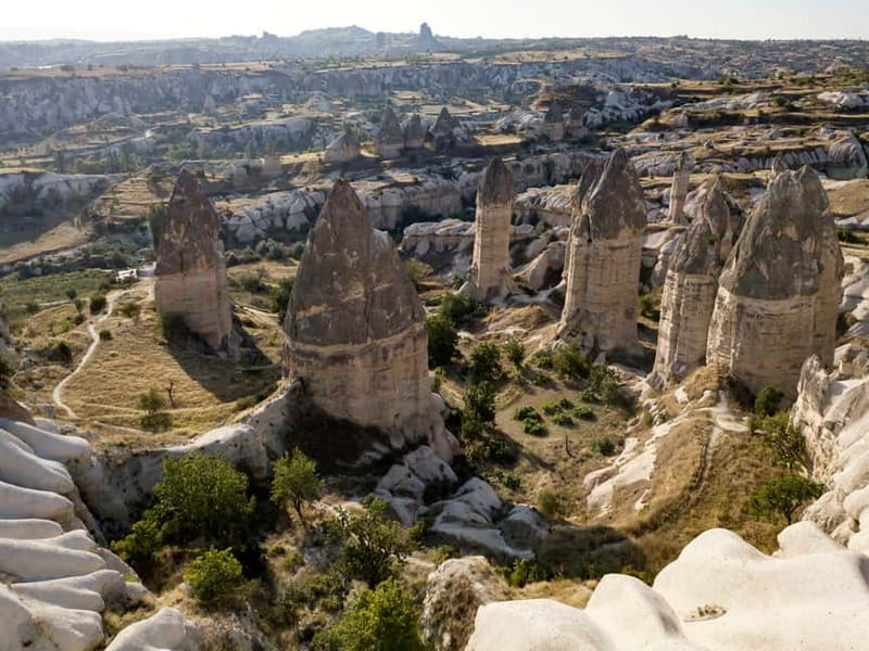 Cappadocia: Red Tour with Lunch & Pottery Demonstration - Uchisar Castle: your orientation point above the fairy chimneys
