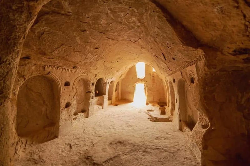 Cappadocia: Red Tour with Lunch & Pottery Demonstration - Göreme Open Air Museum: painted cave churches at a guided pace