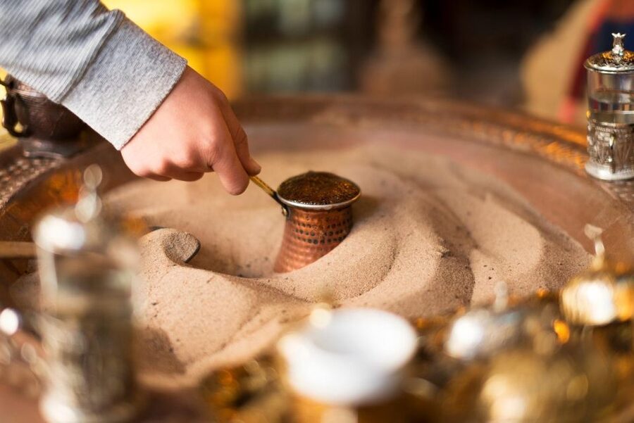 Cappadocia: Sand-Brewed Turkish Coffee Workshop - Dressing up, sipping tea, and pairing with Turkish sweets