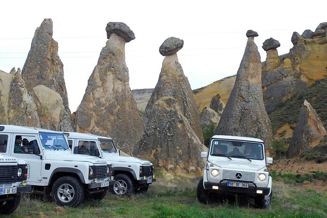 Cappadocia: Sunrise and Sunset Jeep Safari - Pigeon Valley and Rose Valley panoramas: built for big views