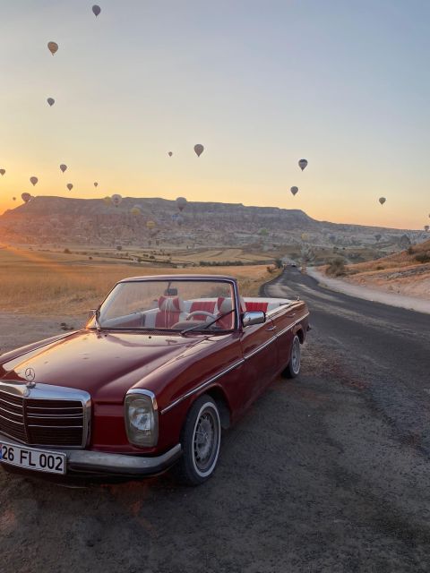 Cappadocia: Sunrise, Day Tour & Sunset Classic Car Tour - Classic Car Pickup and the Sunrise Ranch Moment