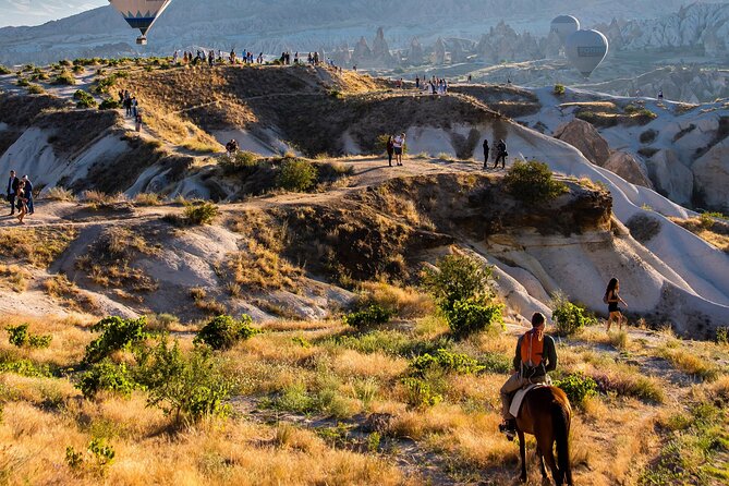 Cappadocia Sunrise Horse Riding - Rose Valley second: the hot air balloon viewing sweet spot