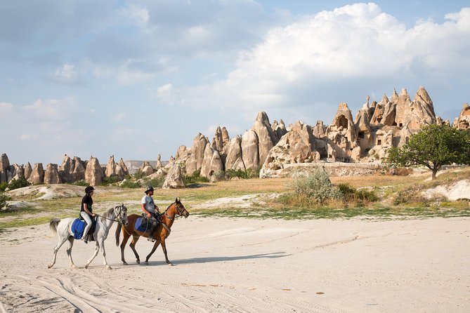 Cappadocia Sunset Horse Riding through the Valleys and Fairy Chimneys - The route through Rose, Love, and Red valleys: short, varied, and paced for beginners