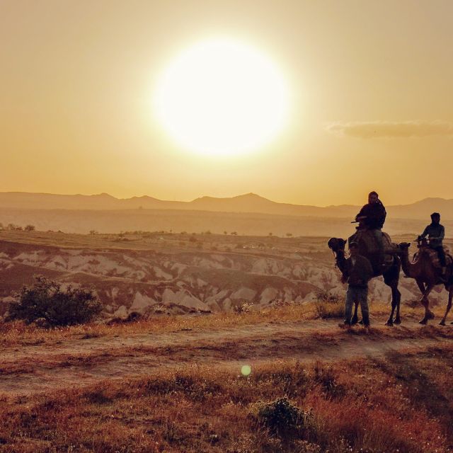 Cappadocia: Sunset or Sunrise Scenic Camel Ride - The 1.5-hour ride flow: Pigeon Valley to Uçhisar Castle