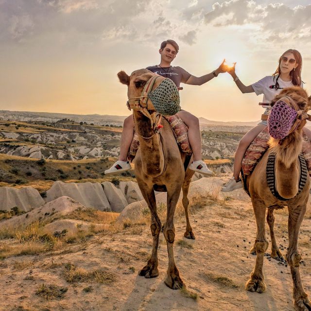 Cappadocia: Sunset or Sunrise Scenic Camel Ride - Your camel and guide team: safety, kindness, and photo help