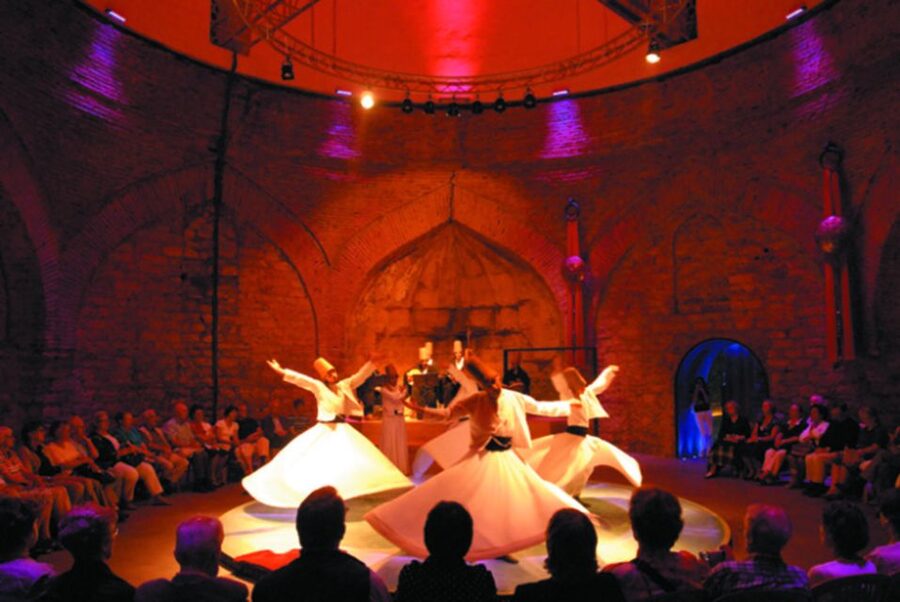 Cappadocia: the Original Whirling Dervish Ceremony - How the program runs: van ride, tea, and a real prayer moment