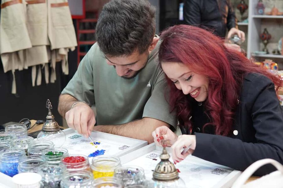 Cappadocia: Traditional Mosaic Lamp Workshop - Snacks and tea: more than a nice bonus