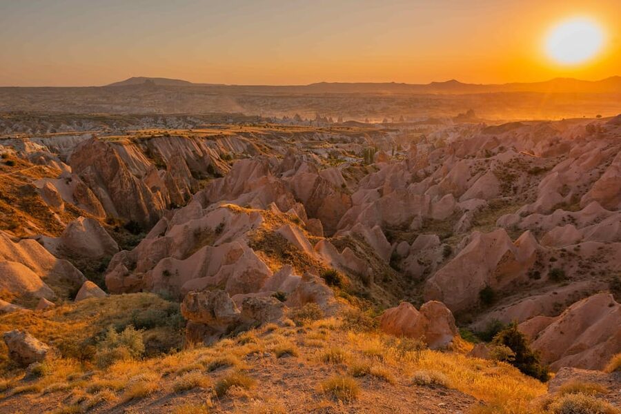 Cappadocia Watching the Sunset With Wine in Red Valley - Why Red Valley Sunset + Wine Works So Well