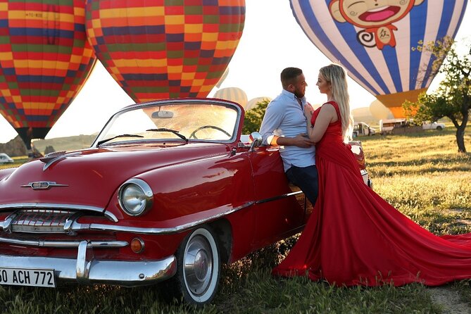 Classic Car Tour in Cappadocia Sunrise/Sunset - Sunset itinerary: Love Valley’s fairy chimneys, Cavuşin Castle, and Rose Valley