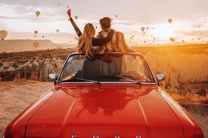Classic Car Tour in Cappadocia Sunrise/Sunset - Rose Valley stop: rock formations, wild roses, and free admission
