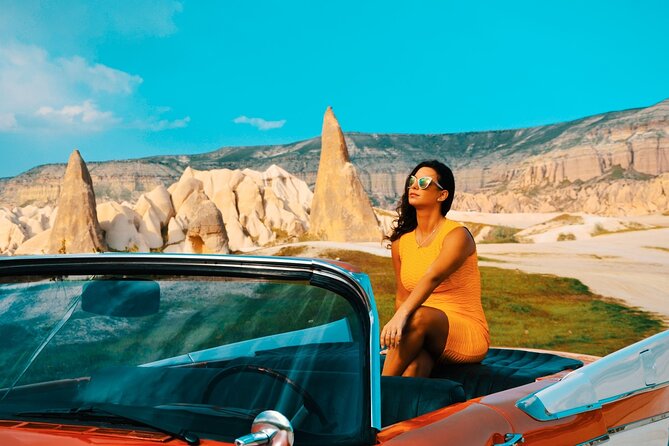Classic Car Tour in Cappadocia Sunrise/Sunset - Love Valley stop: the 1-hour photo zone (balloons or quad bikes)