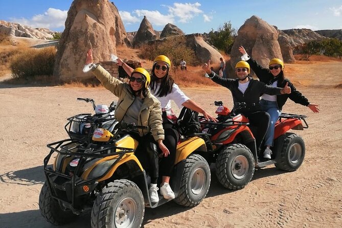 Experience ATV Ride in Valleys of Cappadocia - Start With the Basics: Pickup, Helmet, and a Small-Group Set-Up