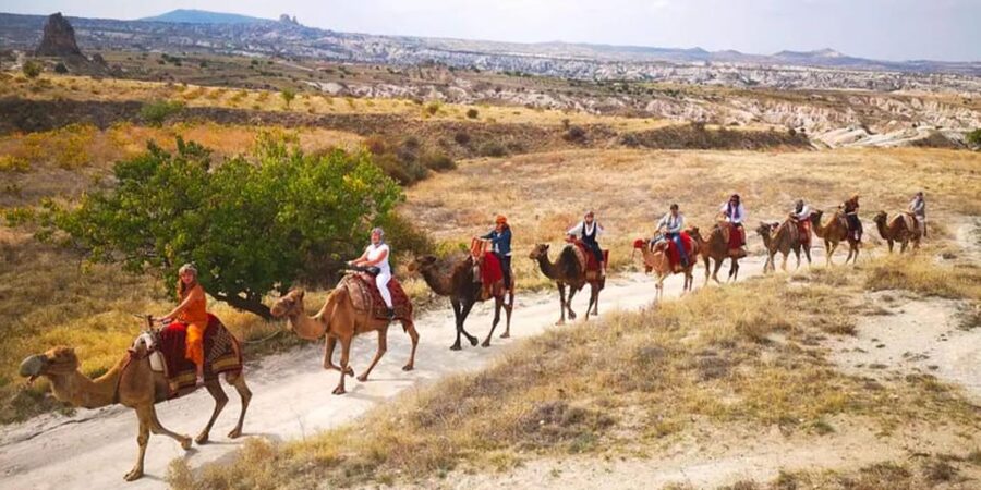 From Cappadocia: Sunrise or Sunset Camel Riding Day Trip - Pigeon Valley: where the sightseeing time actually lands