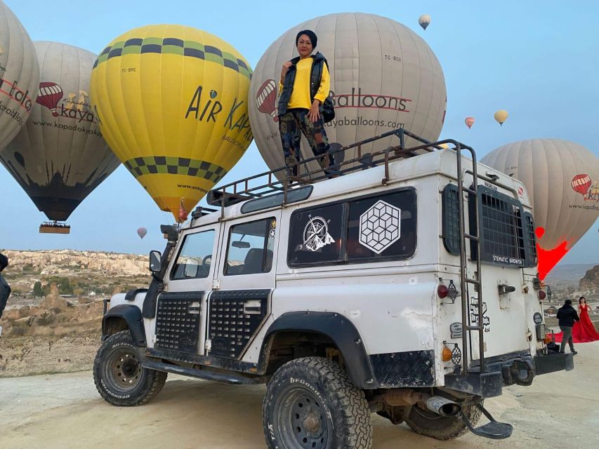 From Göreme: Cappadocia Jeep Safari Tour - Sunset Viewpoints: Rose & Red Valley and Swords Valley