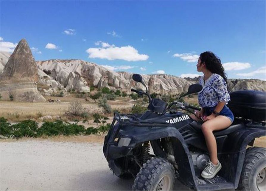 From Göreme: Cappadocia Valleys at Sunset ATV Tour - ATV Setup and How Riding Works (One Machine or Two)