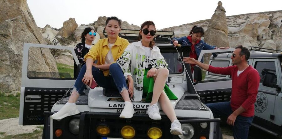From Göreme/Ürgüp: Cappadocia Jeep Safari Sunrise or Sunset - Price and value: $106 per group for a short, included-transfer adventure