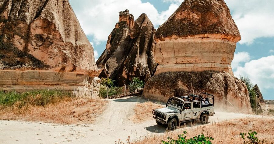 From Göreme/Ürgüp: Cappadocia Jeep Safari Sunrise or Sunset - Hotel pickup, small group, and how 2.5 hours stays fun